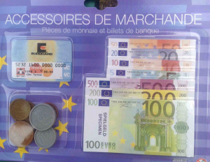 Pices et billets pour jouer